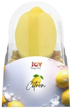 Glace ICY Trompe l'oeil saveur citron, dessert glacé fruité et rafraîchissant
